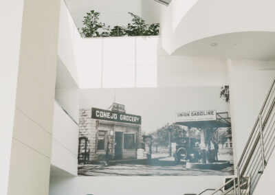 interior foyer office building leading to Slack Legal and associates